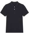 NS209 Native Spirit Kids Piqué Polo Shirt Black colour image